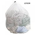 thumbnail image 1 of 4 PACK Drawstring Mesh Laundry Bag Storage Wash Clothes Hamper Heavy Duty 23" X 31", 1 of 5
