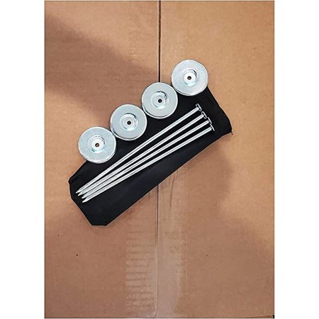 4-PACK Patio Rug Stakes with Storage Pouch (CASE OF 100-UNITS)
