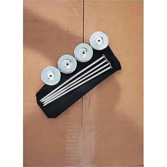 4-PACK Patio Rug Stakes with Storage Pouch (CASE OF 100-UNITS)