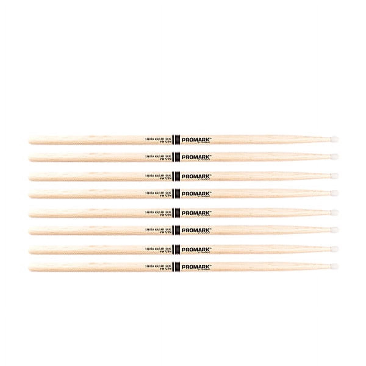 4 PACK Promark Shira Kashi Oak 727 Nylon Tip drumstick, PW727N-4