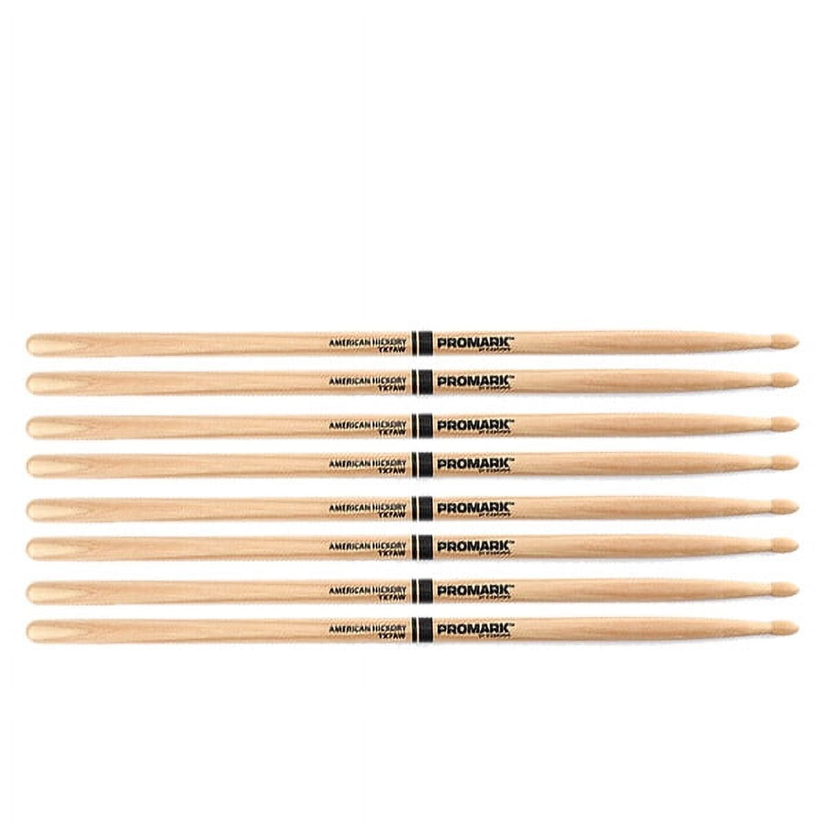 4 PACK Promark TX7AW American Hickory Wood Tip TX7AW-4