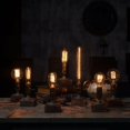thumbnail image 1 of 4 PACK Retro Steampunk Desk Table Lamp Counter top Light Office Café Pub Bar, 1 of 6