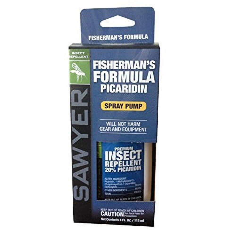 4 PACK Sawyer Picaridin Insect Repellent Fisherman's Formula 4 oz spray
