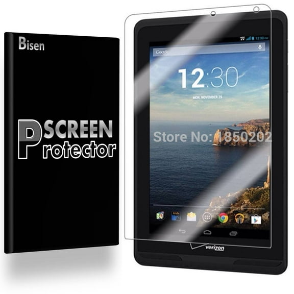 [4-PACK] Verizon Ellipsis 7 (For Verizon) HD Clear Screen Protector, BISEN, Anti-Scratch, Anti-Shock, Anti-Bubble