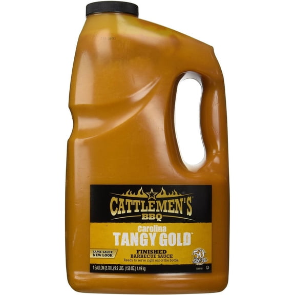 4 PACKS : Cattlemans Gold Sauce 1 Gallon