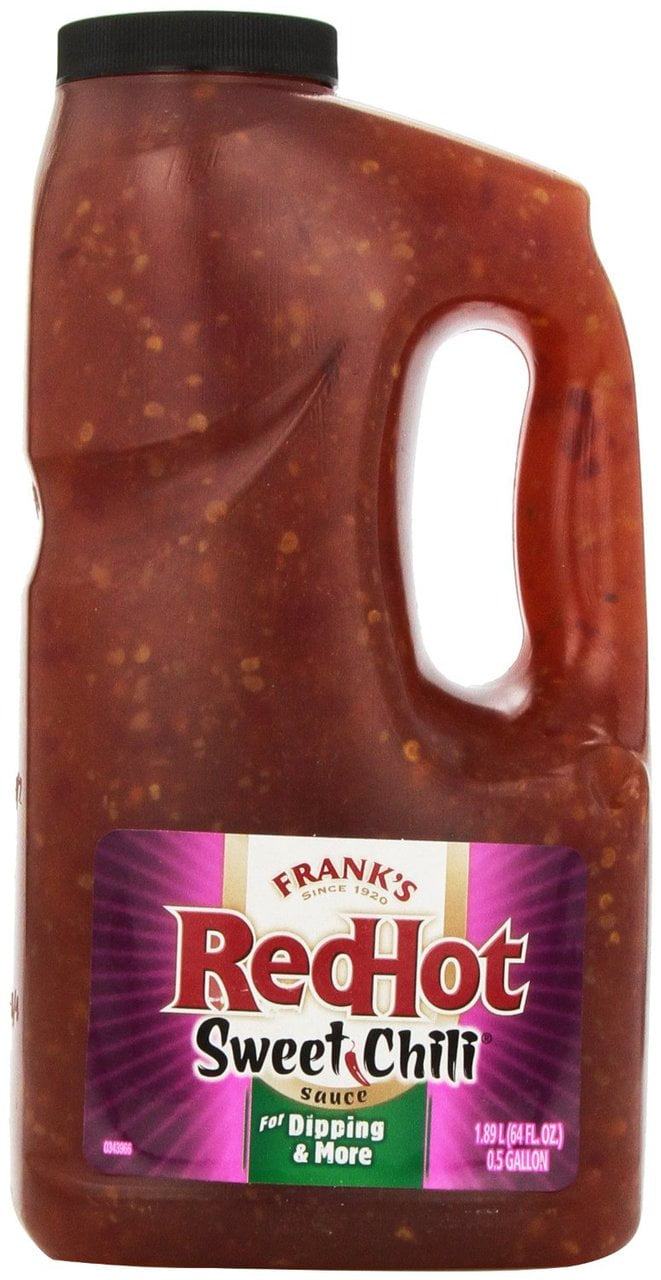 4 PACKS : Frank's Red Hot Sweet Chili Sauce,0.5 gallo