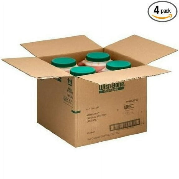 4 PACKS: Henri Western Dressing, 1 Gallon -- 4 Case