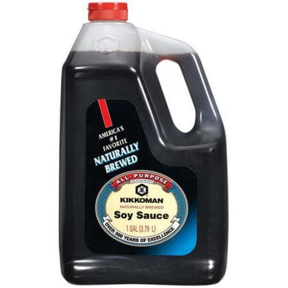Kikkoman Soy Sauce, Kosher, 1 Gallon Jug - 4 Per Case
