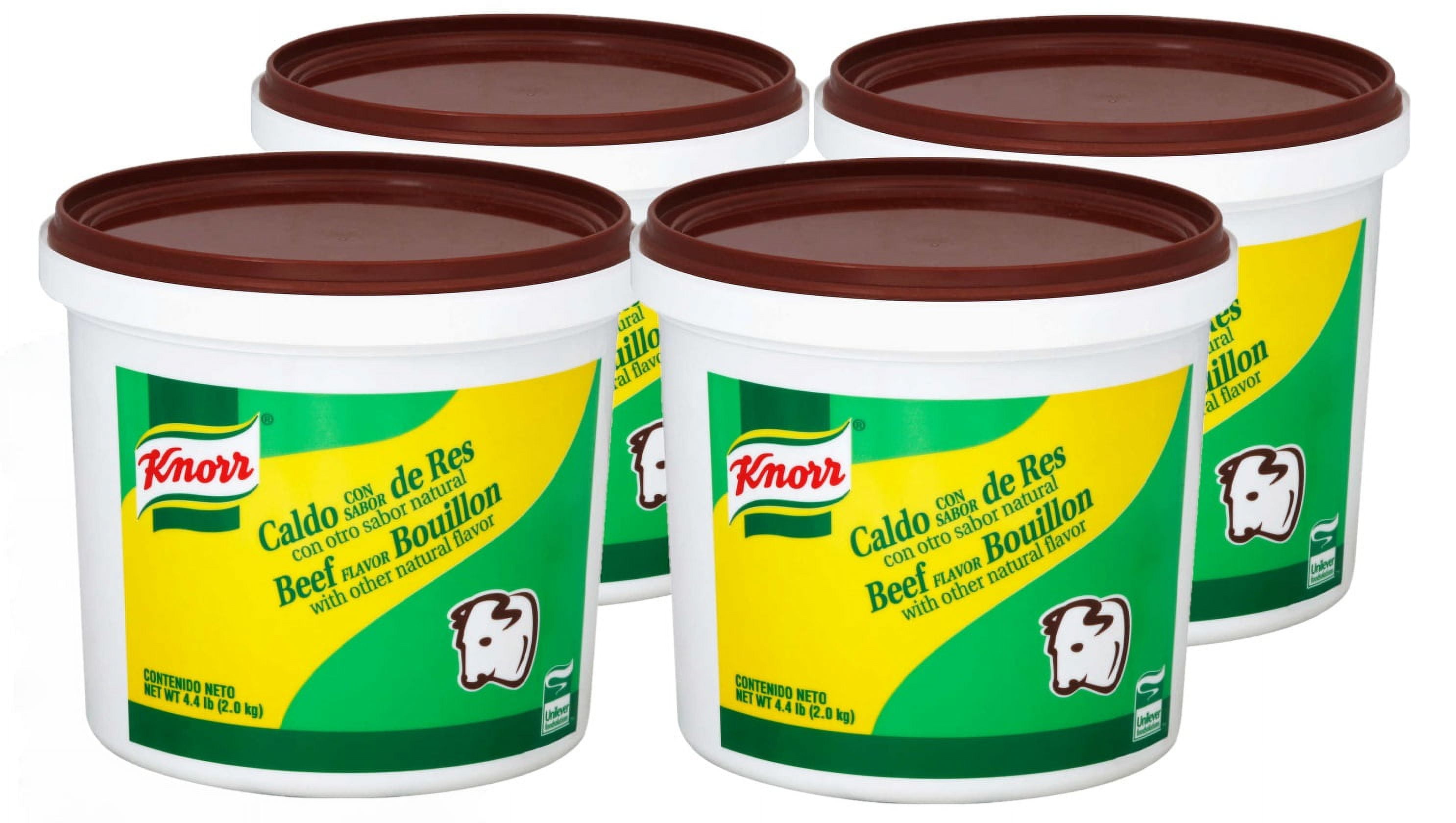 4 PACKS Knorr Beef Flavor Bouillon 4.4 Lb