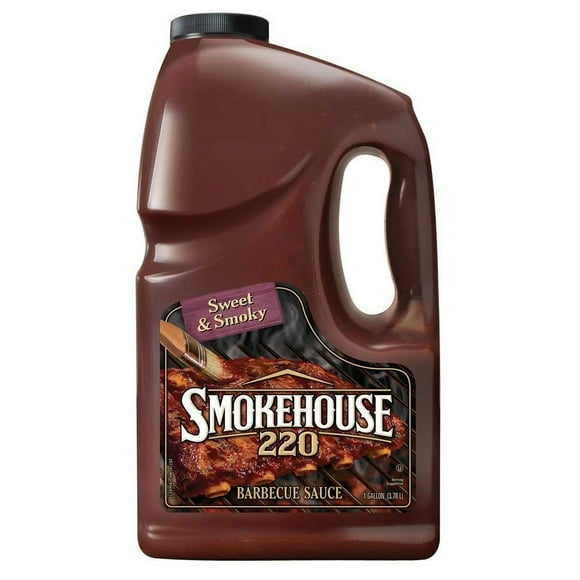 4 PACKS : Smokehouse Sweet and Smoky Barbecue Sauce, 1 Gallon -- 4 per case.