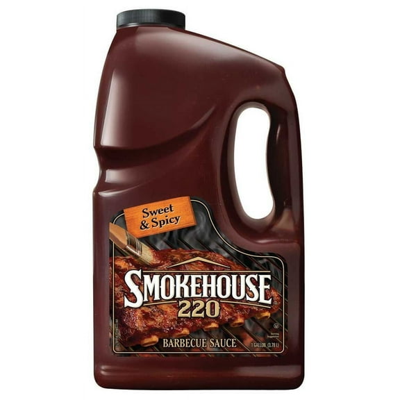 4 PACKS : Smokehouse Sweet and Spicy Barbecue Sauce, 1 Gallon -- 4 per case.