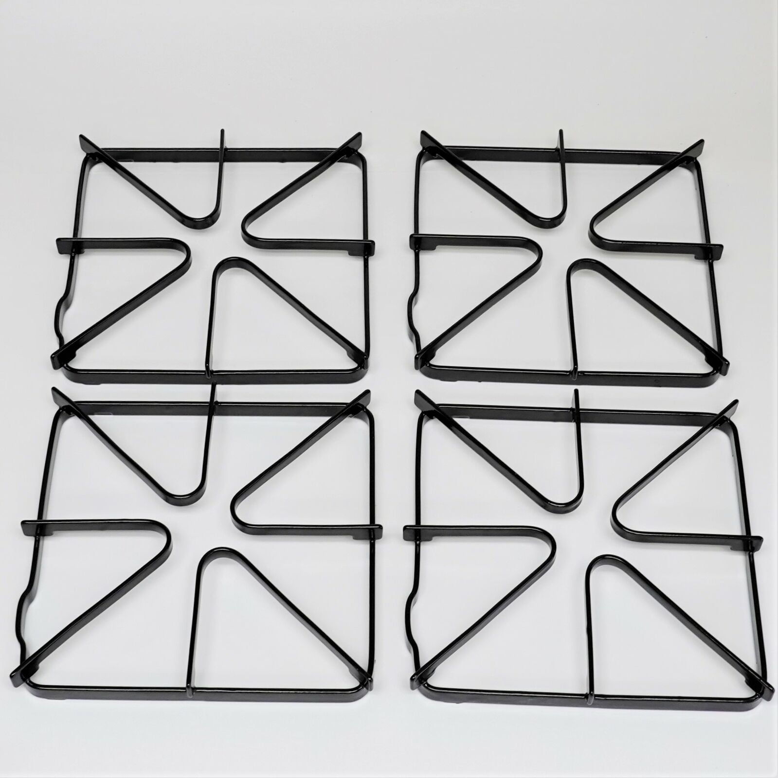 4 PAK of Gas Range Burner Grates For GE WB31K6 Smaller Bumper Than