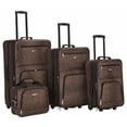 thumbnail image 1 of On The Go 4 Piece Leopard Luggage, Multicolor, 1 of 1