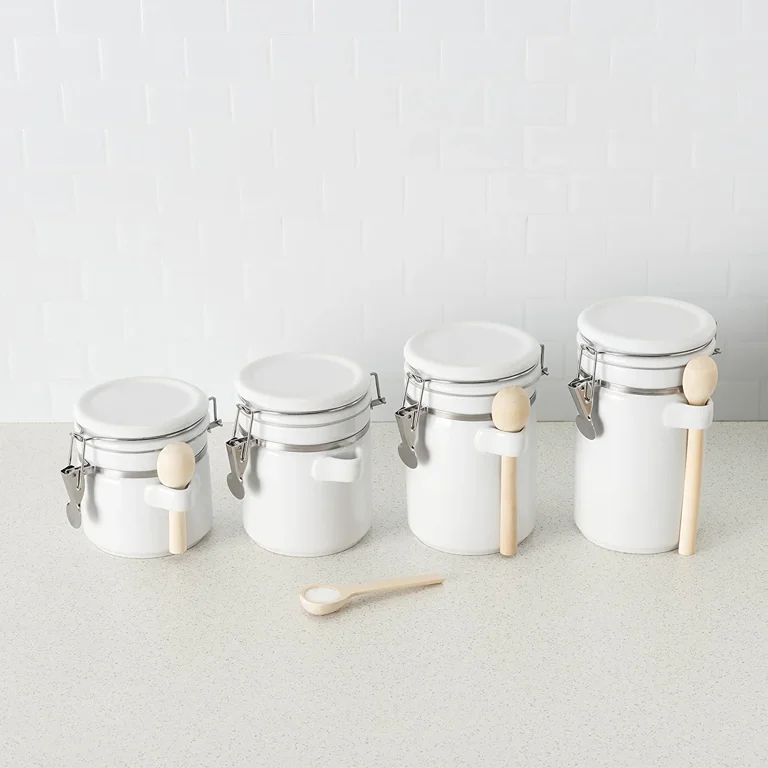 https://i5.walmartimages.com/seo/4-PC-Ceramic-Canister-Set-with-Air-Tight-Clamp-Top-Lid-Wooden-Spoons-Kitchen-Counter-Top-Organizer-Coffee-Sugar-Storage-Jars-White_833aa87d-5576-4ad3-8357-b75531dc7513.5c5ccaebfbd0bd02c6c38a87e87ce425.jpeg?odnHeight=768&odnWidth=768&odnBg=FFFFFF