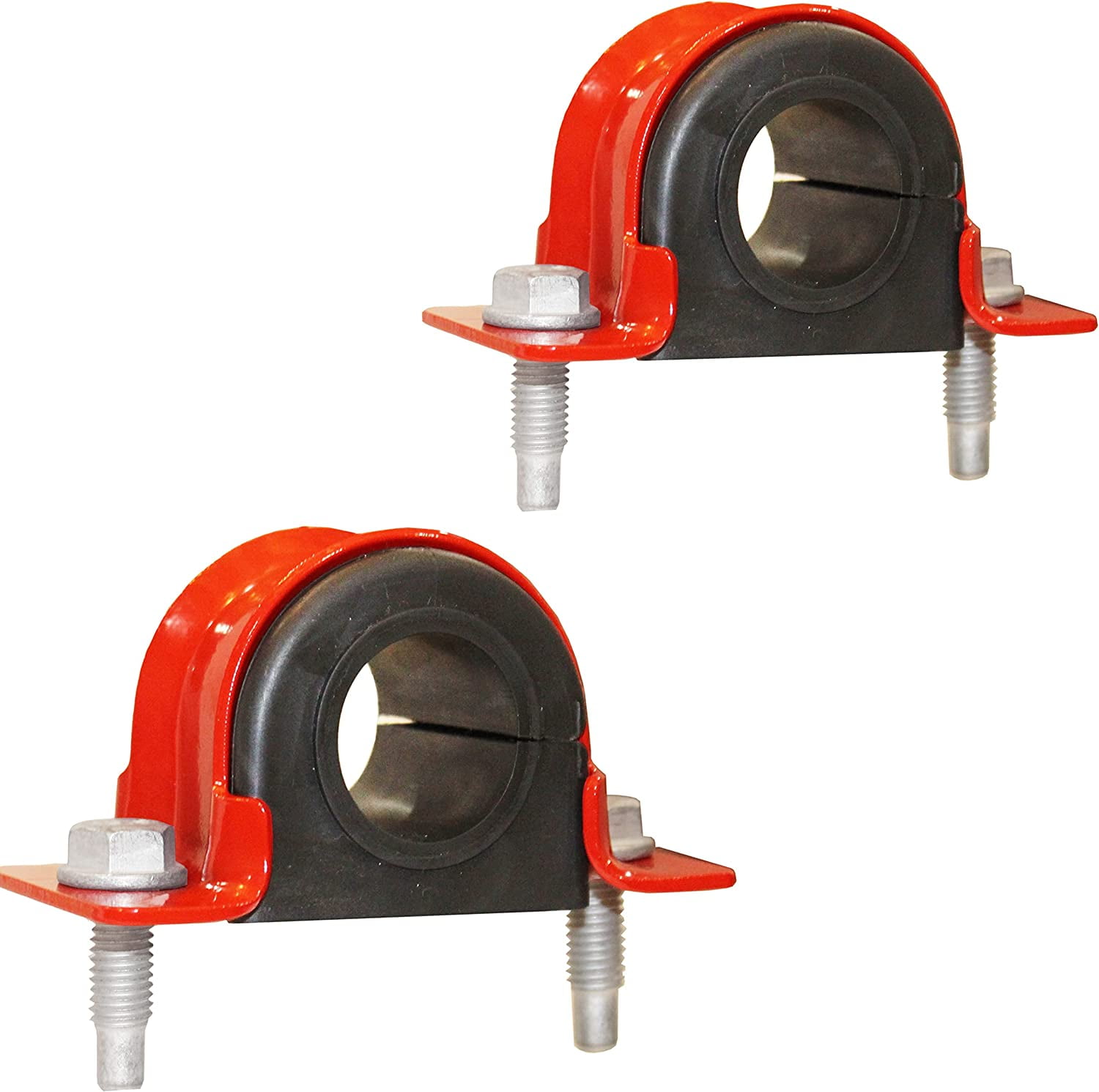 4 PC Code Red Extreme Front Sway Bar Bracket Kit Front Bushing Kit FITS Explorer, Mountaineer '02-05, Explorer Sport Trac 4WD 01-05, Aviator 03-05, Ranger 98-11, Designed And Manufactured In The USA