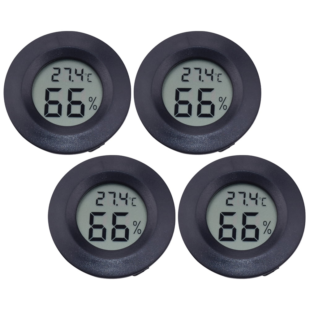 4 PC Hygrometer Reptile Thermostat and Humidity Gauge Thermometer ...