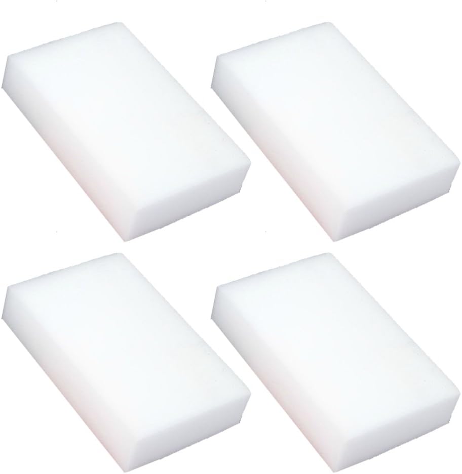 4 PC Magic Sponge Eraser Wash Washing Marks Stains Household White