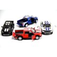 thumbnail image 1 of 4 PC Set 5" Kinsmart 2013 Ford F-150 SVT Raptor Stripes 1:46 Diecast Model Truck, 1 of 5