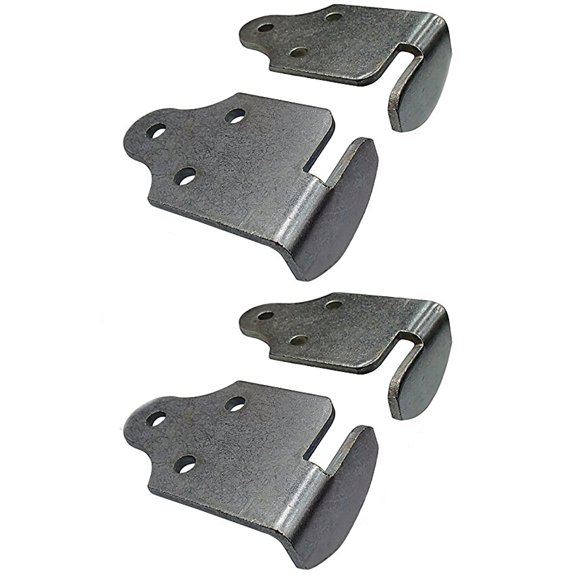 4 PC Utility Trailer Wood Sides Latch Rack Stake Body Gates Corner Brackets