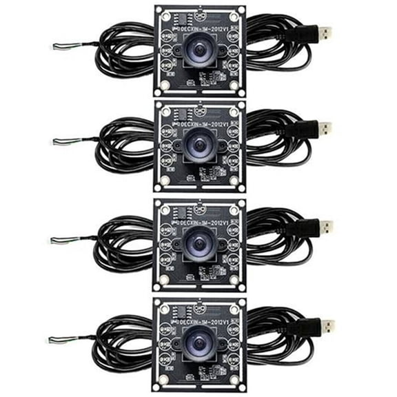 4 PCS 100 Degree Camera Module 1MP OV9732 1280x720 USB Free Driver