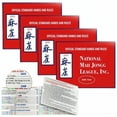 4 PCS 2025 Mahjong Cards Large Print National Standard Mahjong Cards