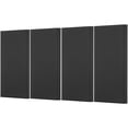thumbnail image 1 of 4 PCS Acoustic Wall Panels 2 in Thick 23.6 x 11.8 in Self-adhesive Black, 1 of 11