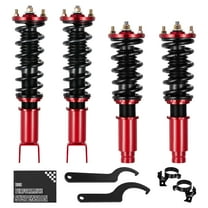 SPEEDWOW Coilovers Kits for Honda 1988-2000 Civic/ 1988-1991 CRX, 1990-2001 Acura Integra, 24 Levels Damper Adjustable Coilovers Suspension Kit Shock Absorbers Struts