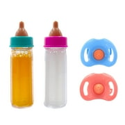 4 PCS Baby Dolls Feeding Bottle Soother Magic Set Disappearing Milk Pretend Play Toy