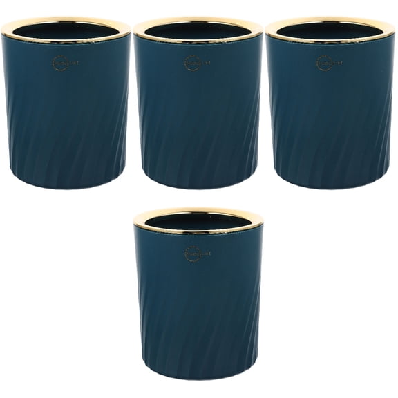 4 PCS Bedside Rubbish Bin Automatic Garbage Can Bathroom Trash Container Office