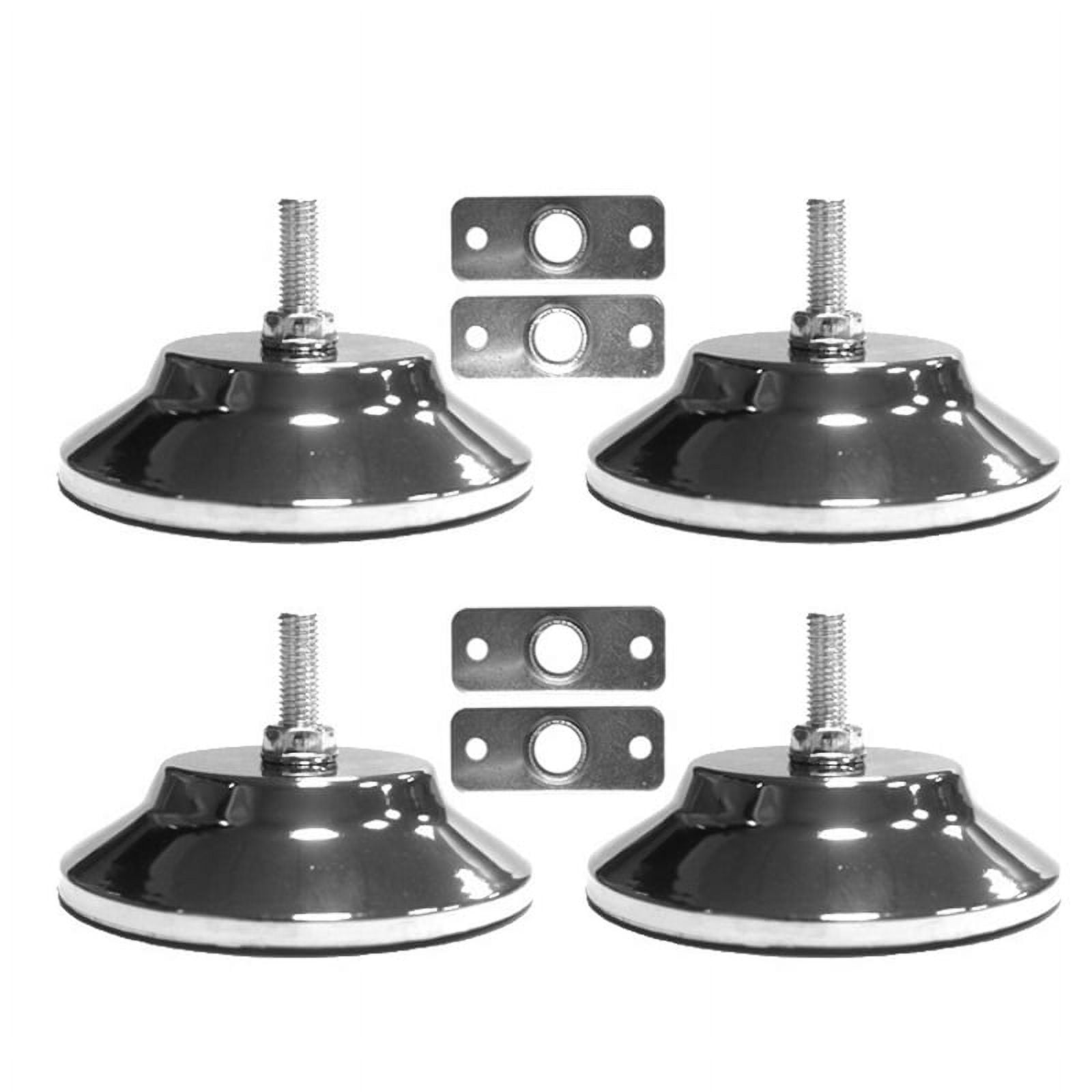 4 PCS Billiard/ Leg Levelers 5 Inch Metal Game Table Leg Levelers Heavy