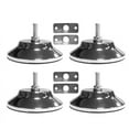 4 PCS Billiard/Pool Table Leg Levelers 5 Inch Metal Game Table Leg