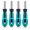 thumbnail image 1 of 4 PCS Bit Driver Handle, 1/4 Driver Handle Magnetic Screwdriver Bit Drivers Magnetic Bits Holder Screwdriver Handles,4 * Screwdriver Handles,Blue, 1 of 7