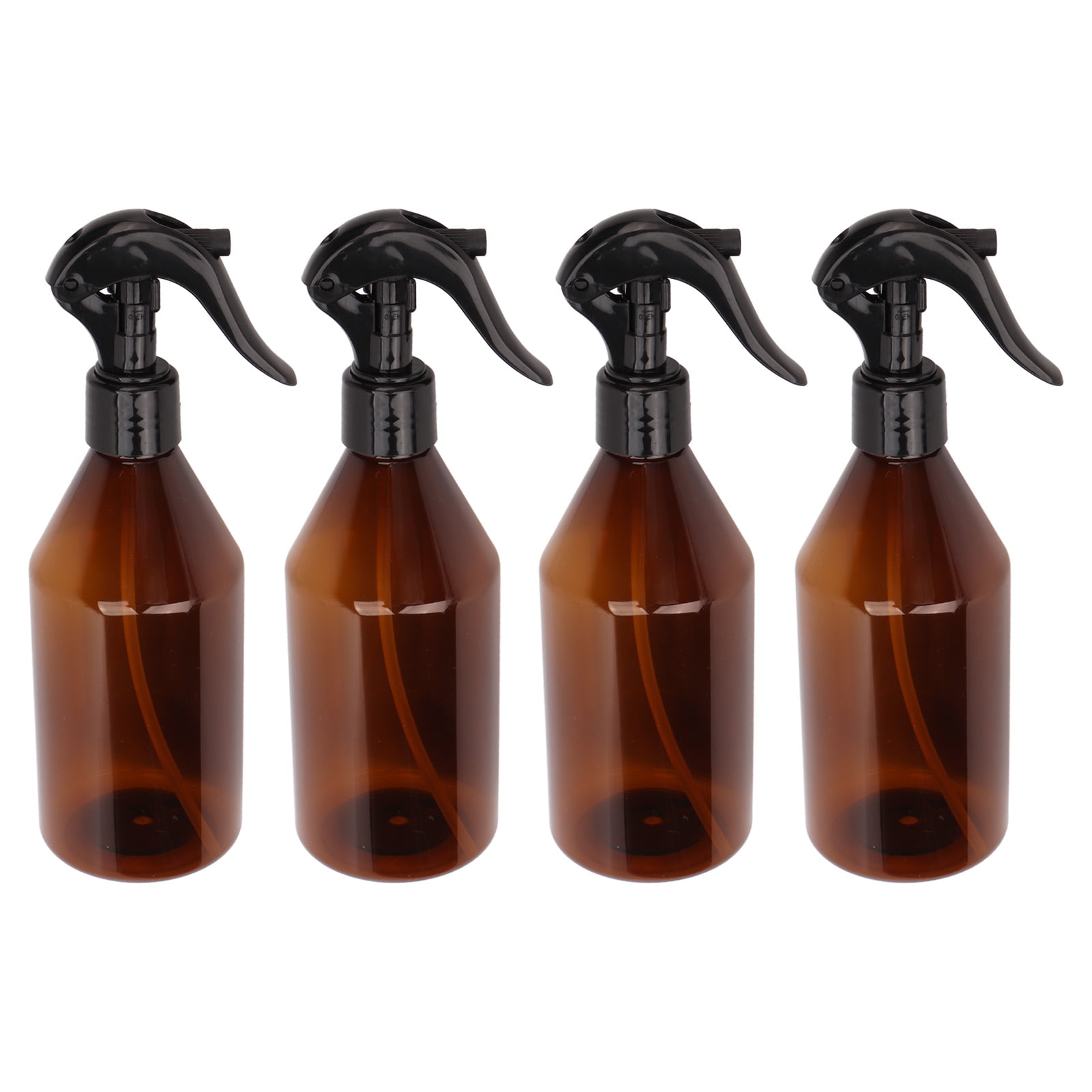 4-pcs-brown-spray-bottle-plastic-empty-heavy-duty-fine-mist-trigger