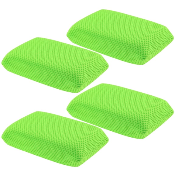 4 PCS Bug Scrubber Sponge Car, Bug Remover Wash SpongeCar Cleaning Sponge for Bugs, Tar, Grime - Paint-Safe, Reusable Wash Sponges Kit(Green)