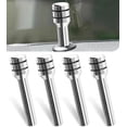 thumbnail image 1 of 4 PCS Car Door Lock Knobs Aluminum Alloy Inner Door Lock Pull Pins, Automotive Inner Door Pull Pins Decor, Suitable for Most Cars SUVs Accessory, 1 of 11
