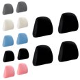 thumbnail image 1 of 4 PCS Car Seat Headrest Cover, Universal Headrest Anti-Dirty Covers, Soft Car Head Rest Cover Protector, Protecting Decorative Accessories, for Cars, Vans, Trucks, 1 of 9