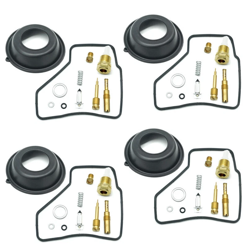 Keyster Carburetor Float Bowl Gasket Kit – Honda VF750 Magna 1993-2004 – Viton Non-Swelling, 4 Gaskets, Japan