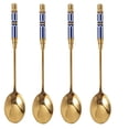 thumbnail image 1 of 4 Pcs 5.7 Inch Stainless Steel Coffee Spoons,Tea Spoons,Espresso Spoons,Iced Tea Spoons,Ice Cream Spoons,Coffee Stirrers,Coffee Spoons For Coffee Bar,Teaspoons, 1 of 7