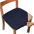 thumbnail image 1 of 4 PCS Chair Seat Covers,High Elastic Dining Room Chair Seat Covers,Stretch Fit Removable Washable Chair Seat Cushion Protector Slipcovers for Dining Room Kitchen Chairs, 1 of 7