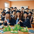 thumbnail image 1 of 4 PCS Class Of 2025 Graduation Party Decorations Wooden Congratulate Graduation Table Toppers Centerpieces Decor Congrats Grad Tiered Tray Decor for 2025 Graduation Party Supplies, 1 of 7