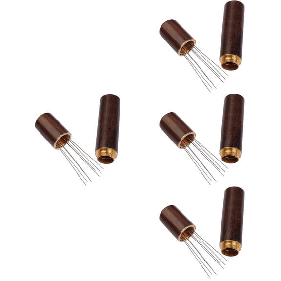 4 PCS Coffee Cloth Powder Needle Tamper Decaf Beans Mixer Grinder