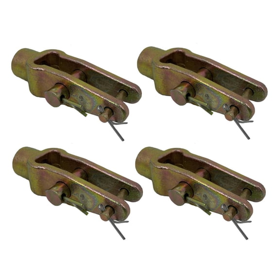 4 PCS Double Pinned Straight Clevis Kit Replaces Haldex CQ36541