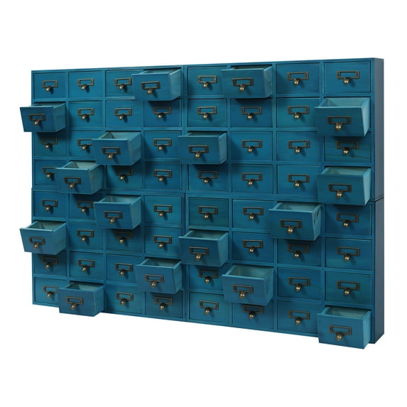 4 PCS Drawer Cabinets Storage Cabinet, 64-Drawer Storage Box