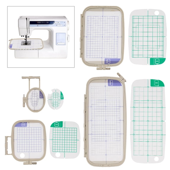 4 PCS Embroidery Hoop for Brother PE770 PE700 PE700II Machine Profession Tool