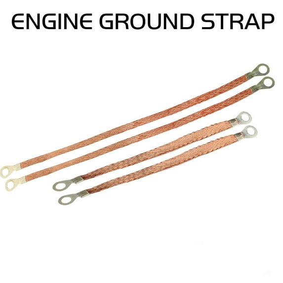 4 PCS Engine Ground Strap CABLE FIREWALL Cars Truck Replacement Professional