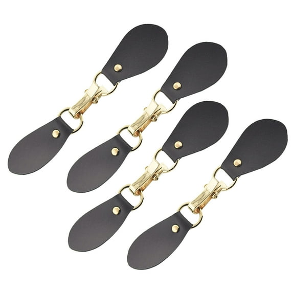 OFFIGAM Simple Design Clothing Buckles Metal Alloy 4Pcs 6.2X1.2X0.3In