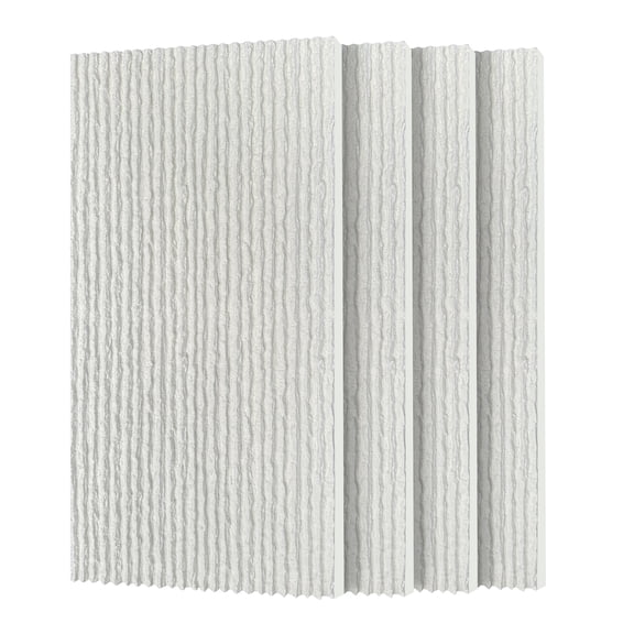 4 PCS Faux Stone Wall Panel, Flame-resistant & Lightweight, 47.24" × 23.62", Wainscoting Panel for Interior Wall Decor