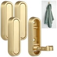 thumbnail image 1 of 4 Pack Foldable Wall Hooks - Rustproof Zinc Alloy Door Back Hooks, 1 of 5