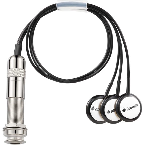 4 PCS Foot Tambourine Shaker & Rhythm Finger Shaker with Elastic Strap, Percussion Instrument Set for Ukulele Guitar Drum Mandolin Banjo Playing (Black)