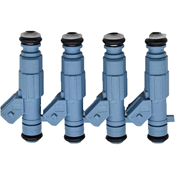 4 PCS Fuel Injector 0280156139 Fits For Citroen C4 2004-2010 2.0 16V For Peugeot 206 2003-2008 2.0 RC 307 CC 2003-2008 2.0 16V
